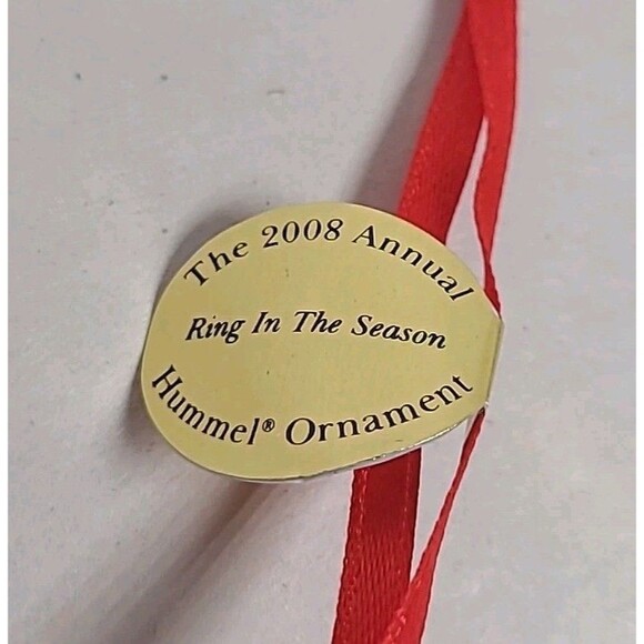 M.J. Hummel Annual Ornament 2008 Bell-Shaped "Ring In The Season" - Picture 3 of 6